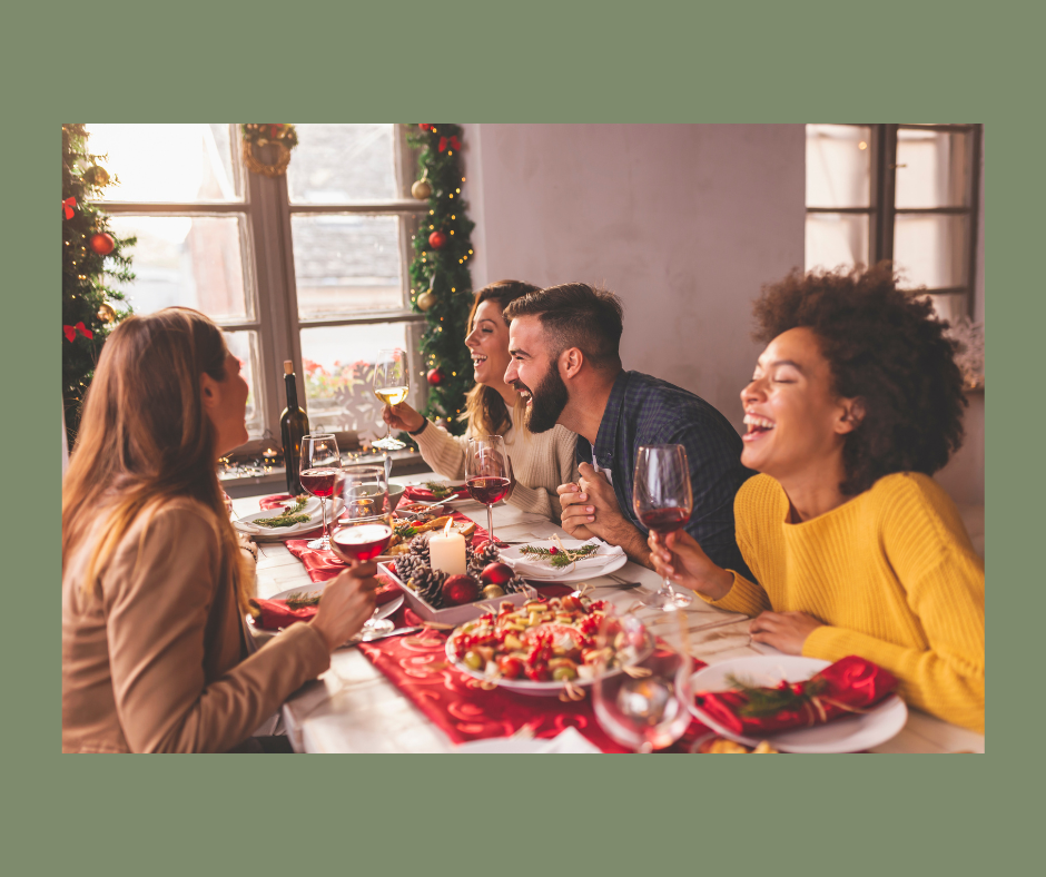 friends eating together